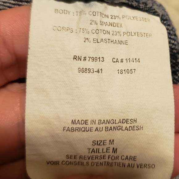 Motherhood Maternity Size Medium M Denim Blue Jeans Boot Cut Leg Stretch Waist - Picture 6 of 7